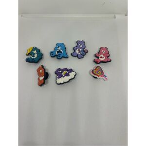 7-Piece Care Bears Shoe Charms Set – Fits Clog & Sandal Shoes